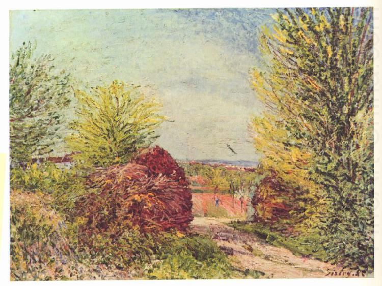 Alfred Sisley Weg in Veneux-Nadon im Fruhling china oil painting image